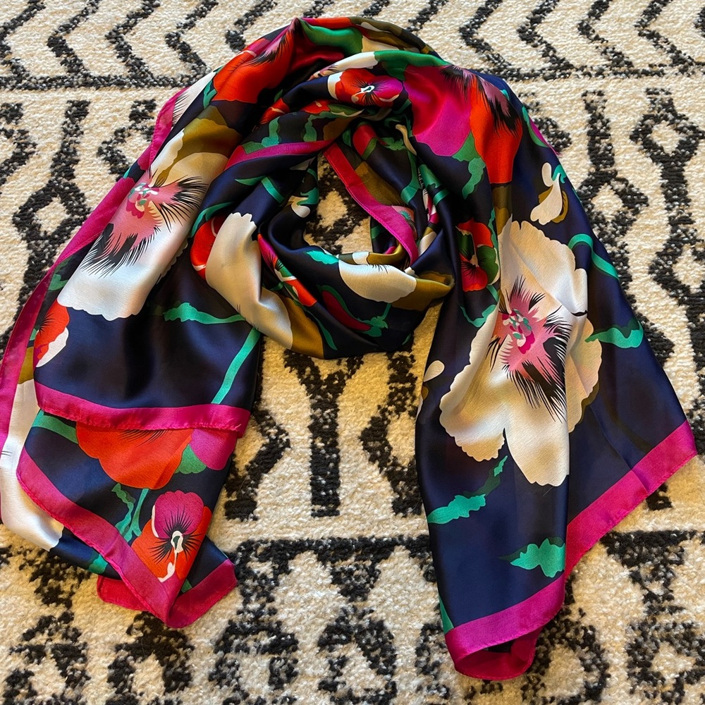 NWT oversized Kenzo Silk Scarf/ Shawl
